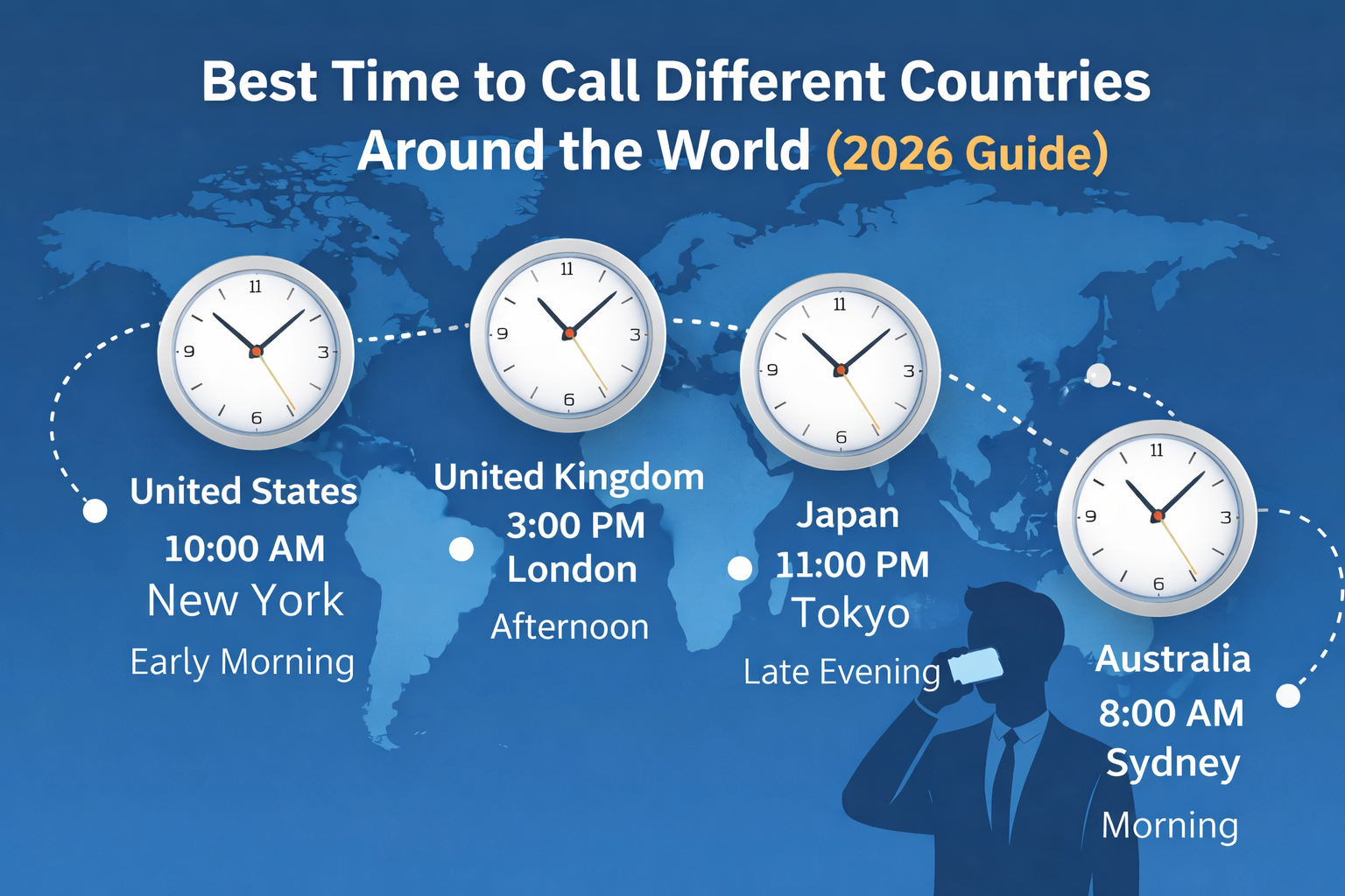 Best Time to Call Different Countries Around the World (2026 Guide)
