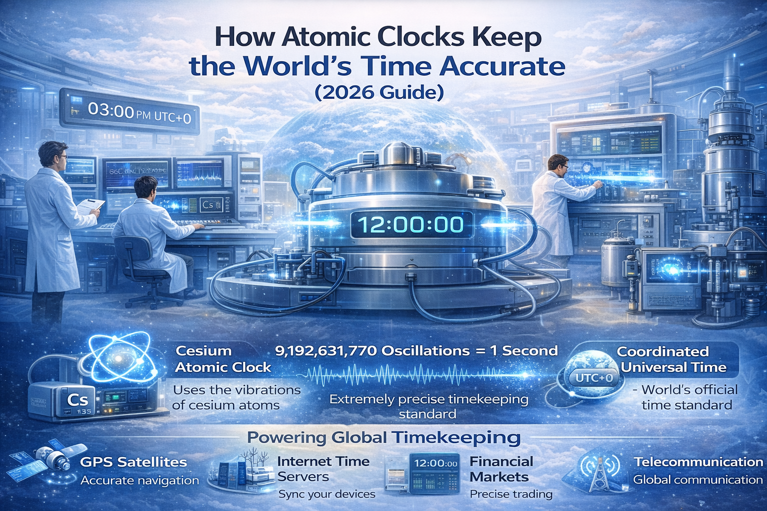 How Atomic Clocks Keep the World’s Time Accurate (2026 Guide)_timenowonline.com