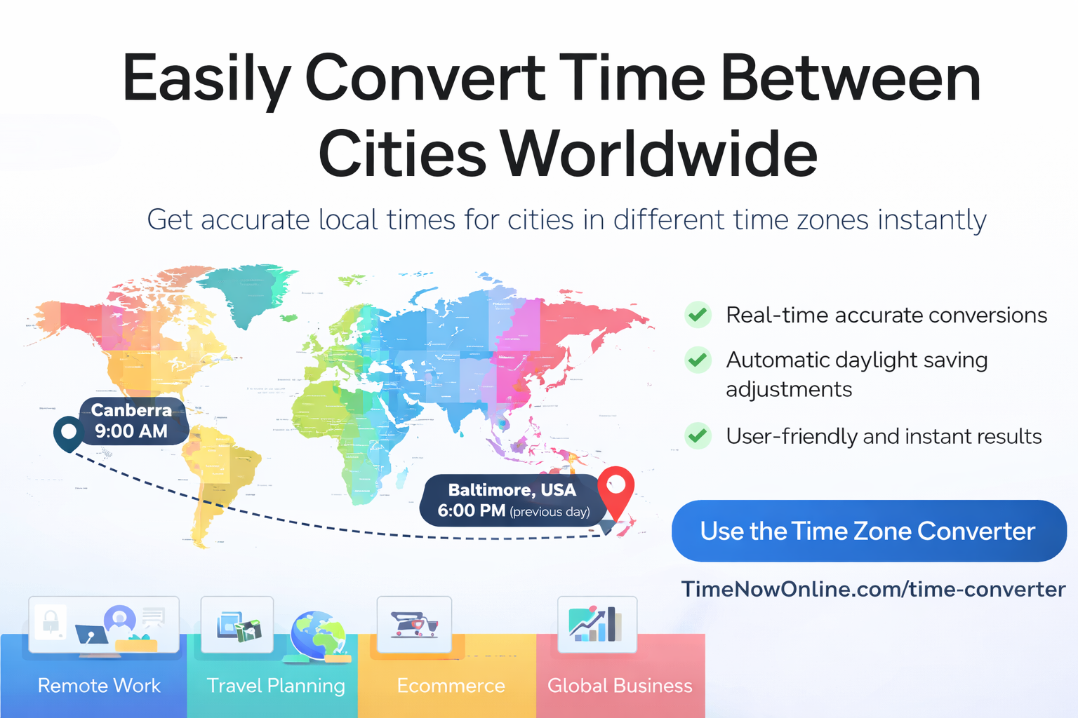 Time Zone Converter: Easily Convert Time Between Cities Worldwide (2026 Guide)