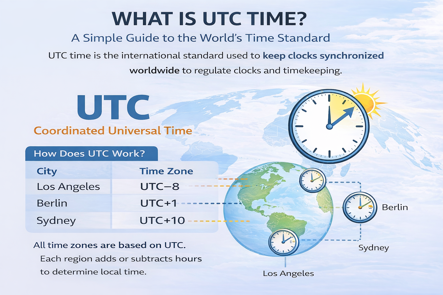 What Is UTC Time? A Simple Guide to the World’s Time Standard