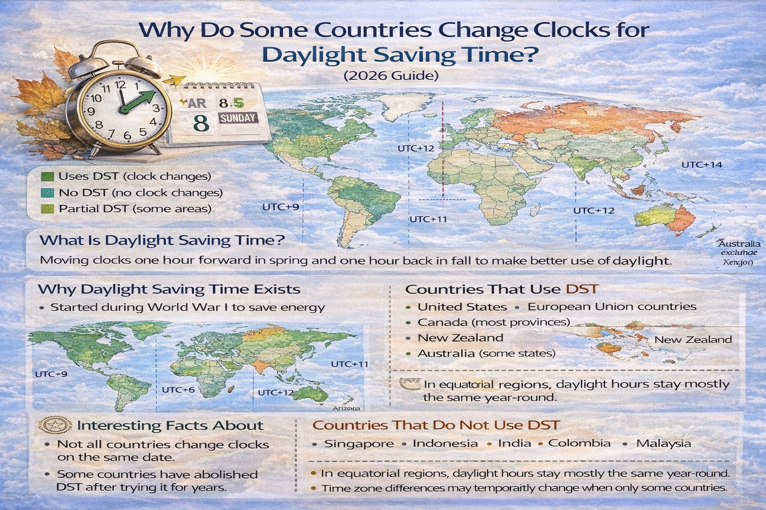 Why Do Some Countries Change Clocks for Daylight Saving Time? (2026 Guide)