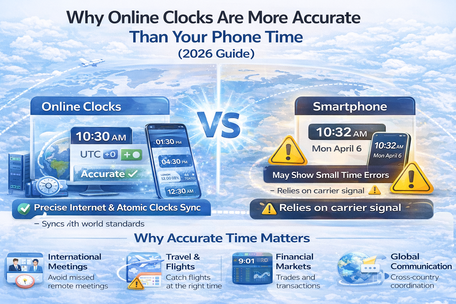 Why Online Clocks Are More Accurate Than Your Phone Time (2026 Guide)_timenowonline.com