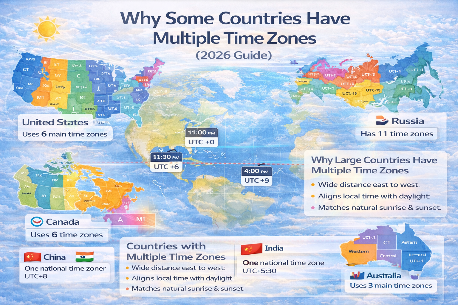 Why Some Countries Have Multiple Time Zones (2026 Guide)_timenowonline.com