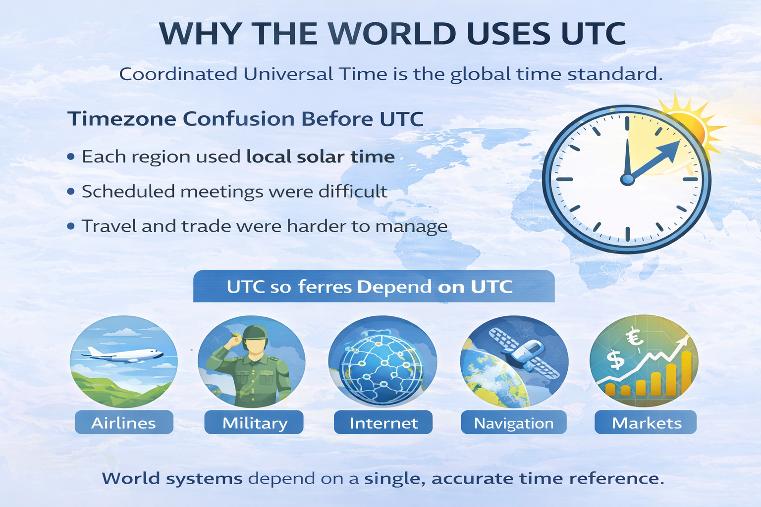 Why the World Uses UTC